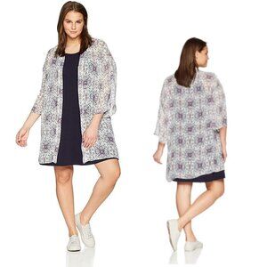 WALLFLOWER Sleeveless Kimono Dress NWT 1X